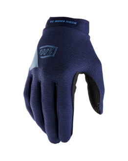 100 Percent Ridecamp Gloves Navy/Slate Blue Large