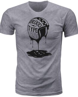 Highway 21 Blood Type Tee Grey Heather Medium Men's