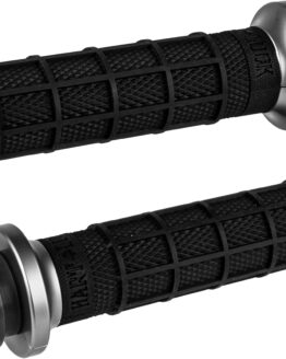 ODI Hart-Luck V-Twin Lock-On Grips Black/Graphite For Harley-Davidson