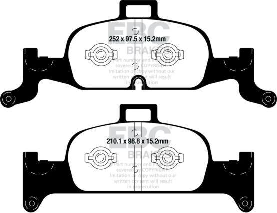 Redstuff Front Brake Pads