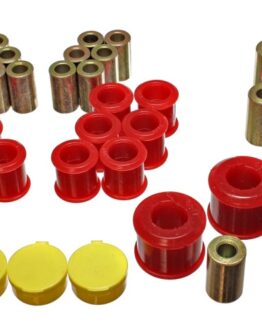 Red Rear Control Arm Bushing Set