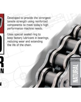 BikeMaster 530x106 BMXR X-Ring Drive Chain Natural