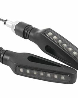 Bikemaster Hollow Sequential LED Turn Signals Black Pair