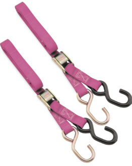 Standard Tie Downs - Pair - 1" x 72" Pink