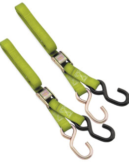 Standard Tie Downs - Pair - 1" x 72" Green