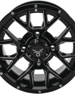 QuadBoss Barbwire 14x7 5+2 4/137 Milled Wheel