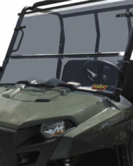 QuadBoss Folding Windshield 0.177" Fits 16-22 Kawasaki KRF800 Teryx