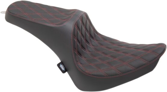 Predator 3 Vinyl Double Diamond 2-Up Seat Black/Red