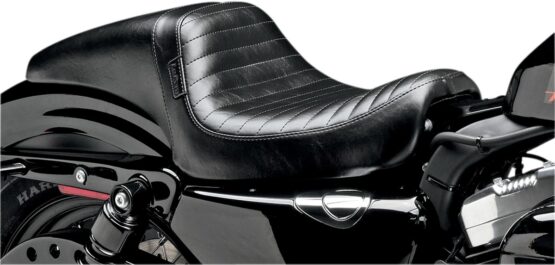 Daytona Pleated Vinyl 2-Up Seat Black Foam