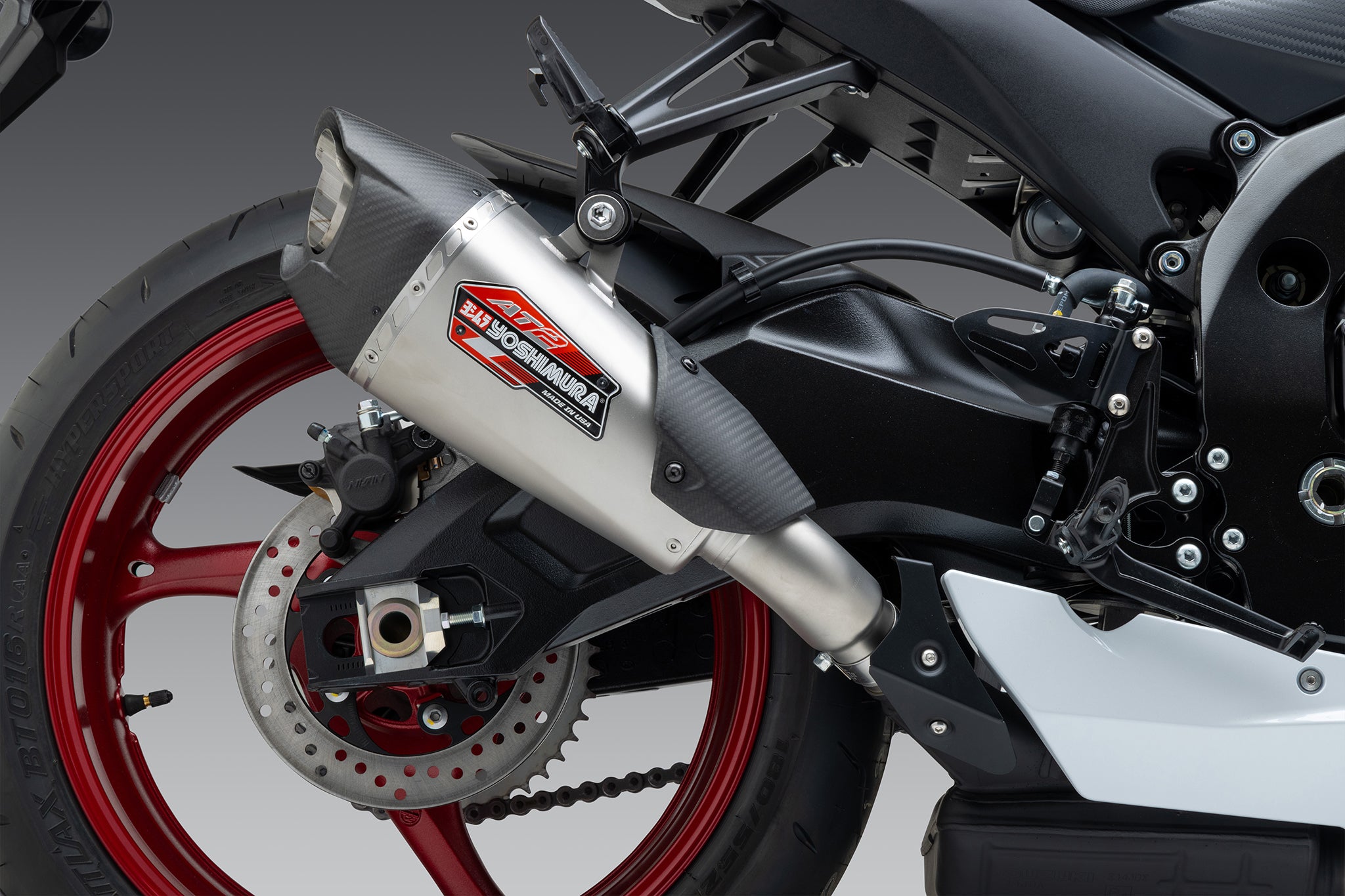 Yoshimura AT2 Slip-On Exhaust SS Muffler For GSX-R600/750 11-24 - Image 7