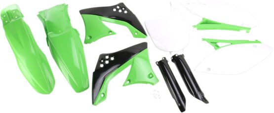 Full Plastic Kit - Green/White/Black Original 11-12 - Image 2