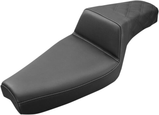 Step-Up Rear Lattice Stitch 2-Up Seat Black Gel