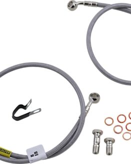 Stainless Steel Front 2-Lines Brake Line Kit