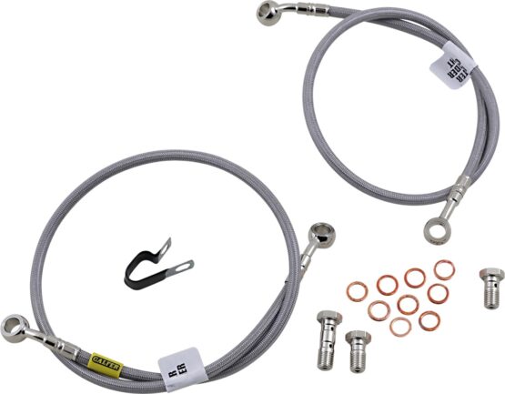 Stainless Steel Front 2-Lines Brake Line Kit