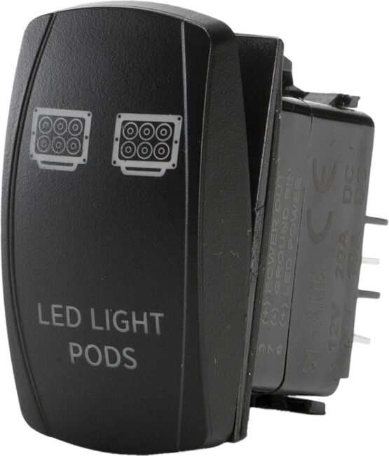 "Led Light Pods" Illuminated Rocker Switch