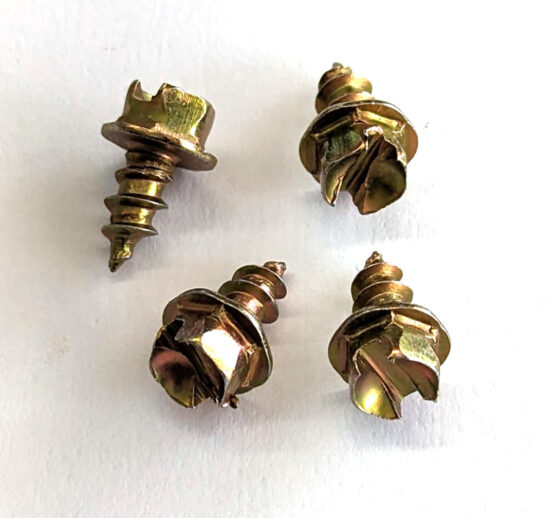 3/8" Original Gold Screws - 1000 Pack - Image 2