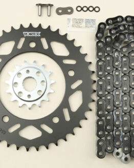 V3 Chain & Sprocket Kit Black RX Chain 520 15/41 Black Steel