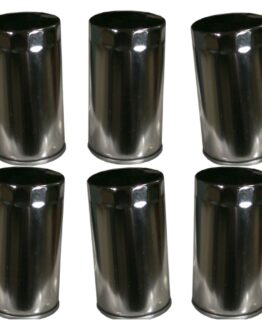 HF173C Oil Filter - Chrome - 6 Pack