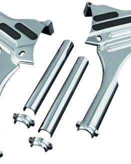 Kuryakyn Deluxe Chrome Neck Covers For 1995-2007 Touring Models
