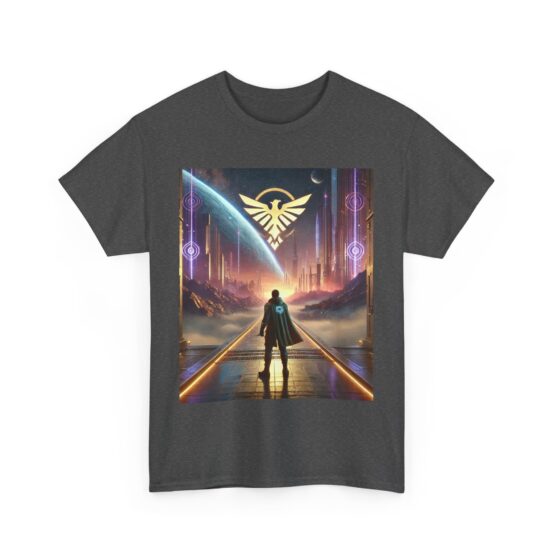 Galactic Vision Unisex Heavy Cotton Tee - Space Adventure Design - Image 23