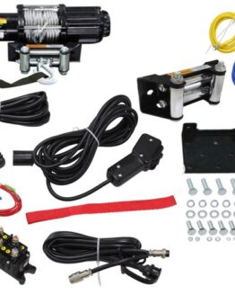 Bronco 5000 lb Winch Steel Wire with Universal Mount