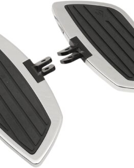 Swept Driver Floorboards Chrome/Black