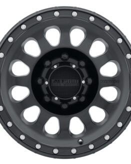 MR315 17x8.5 0mm Offset 8x6.5 130.81mm CB Matte Black Wheel