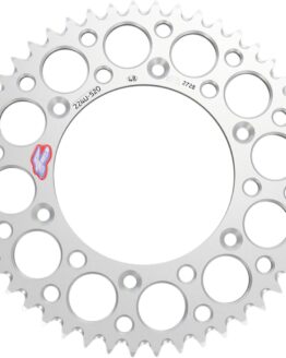 Rear Sprocket - Grooved Silver 520-48 Teeth