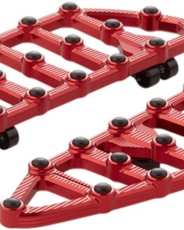 Arlen Ness MX Floorboards Red - Driver Boards 06-893