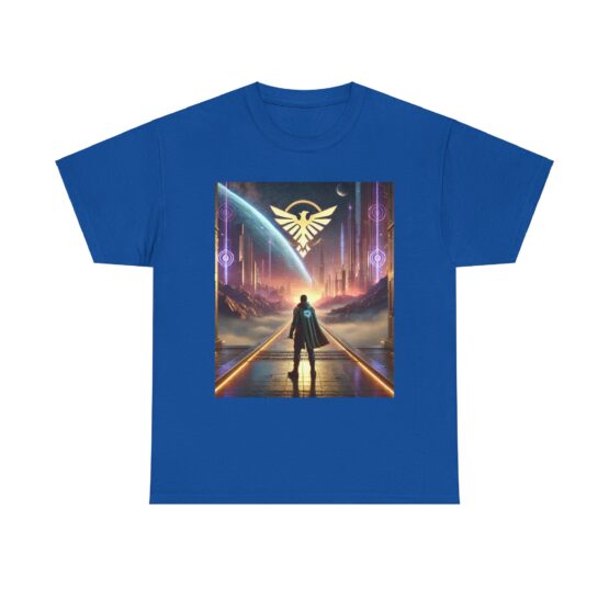 Galactic Vision Unisex Heavy Cotton Tee - Space Adventure Design - Image 29