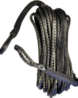 Open Trail Synthetic Winch Rope 1/4in x 50ft Black