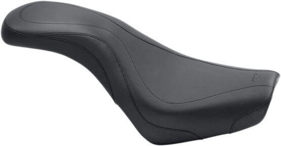 Daytripper Stitched Leather 2-Up Seat - Black