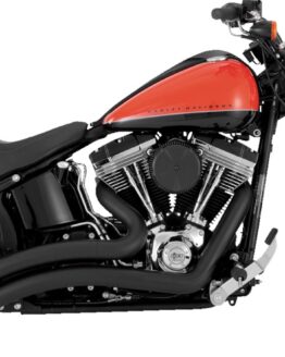 Vance & Hines Big Radius 2-2 Black Exhaust Fits HD Softail 86-17