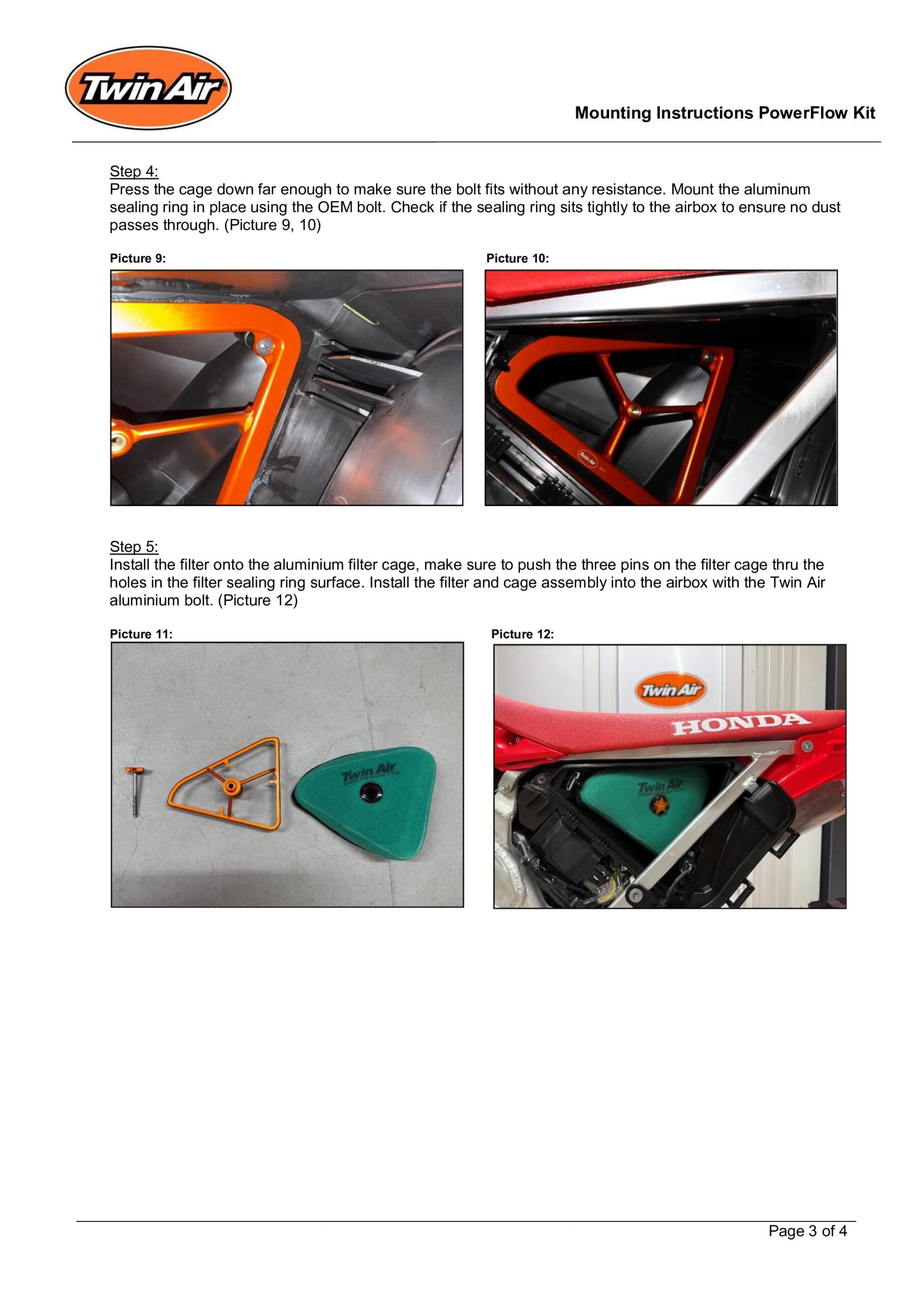 Twin Air PowerFlow Air Filter Kit For Honda CRF Models (2025) - Image 4