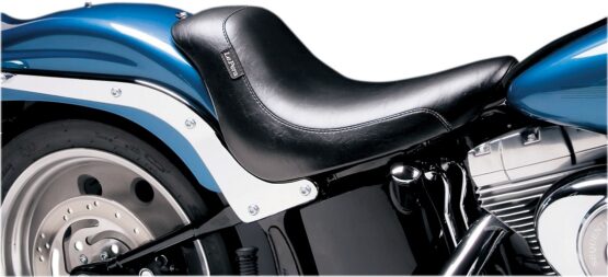 Silhouette Smooth Vinyl Solo Seat Black Gel Low