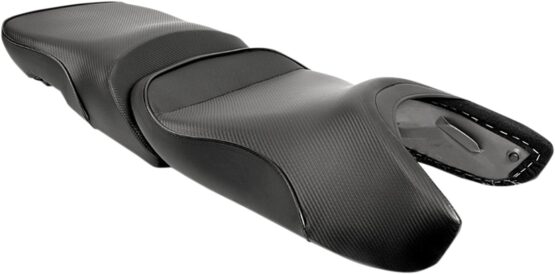 World Sport Performance Plain CarbonFX Vinyl 2-Up Seat - Black