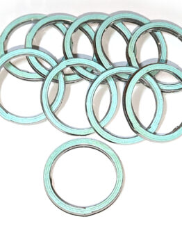 10 Pack Exhaust Pipe Gaskets - 42.8mm OD, 35mm ID, 4.1mm Thick