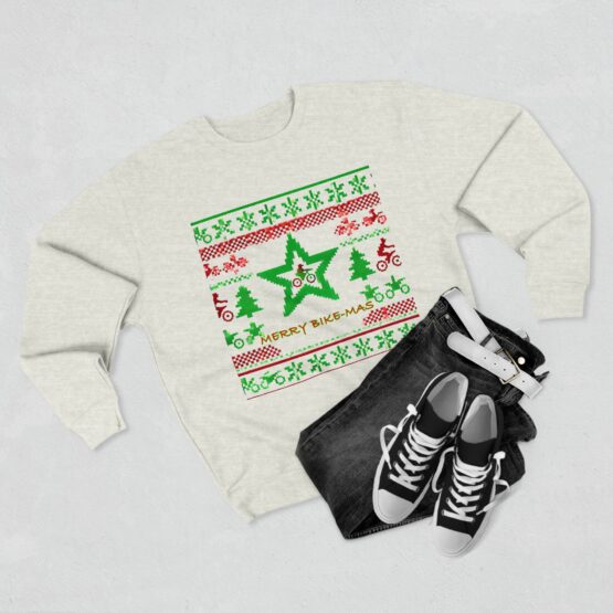 Festive Unisex Crewneck Sweatshirt - Bad Christmas Sweater - Image 4