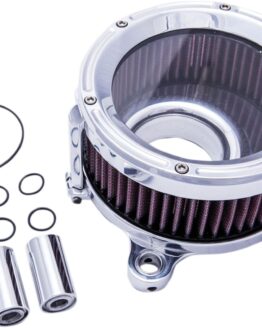 Trask Assault Charge High-Flow Air Cleaner Chrome For Harley-Davidson