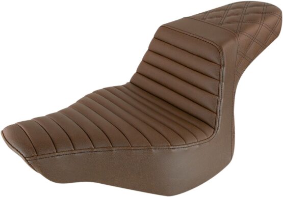 Step-Up Tuck and Roll 2-Up Seat Brown