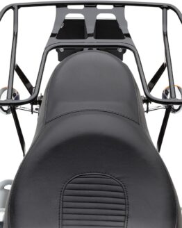 Cobra BA Wrap Around Rack Black Fits Harley-Davidson