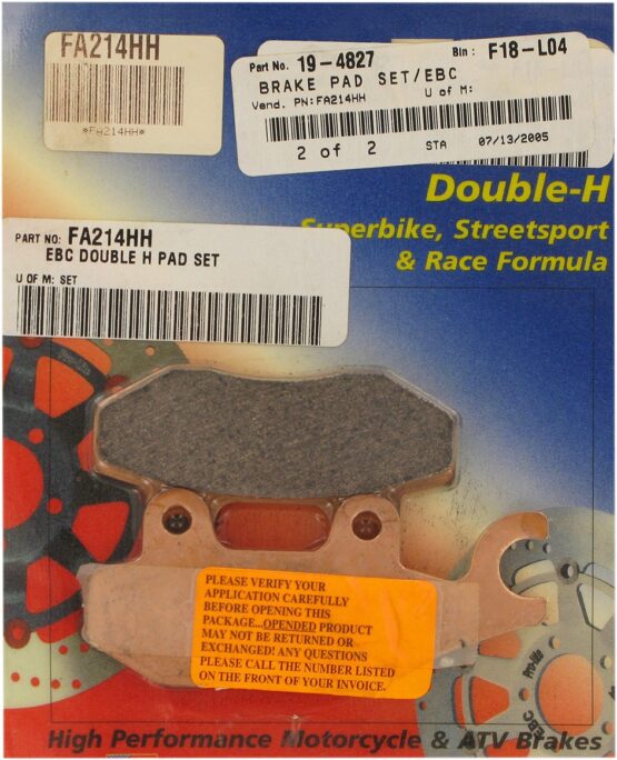 Sintered Double-H Brake Pads - Image 2