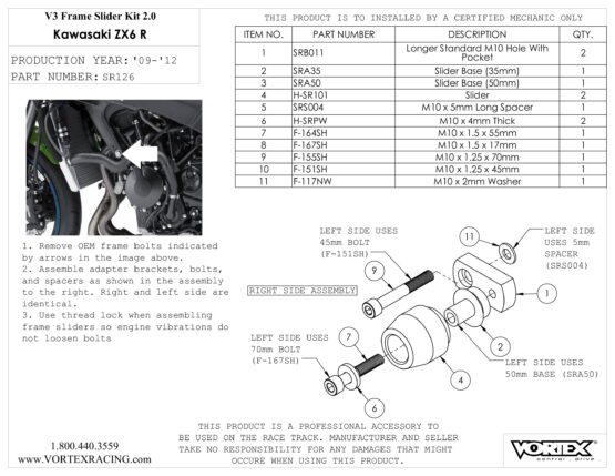 V3 2.0 Frame Slider Kit - Image 2