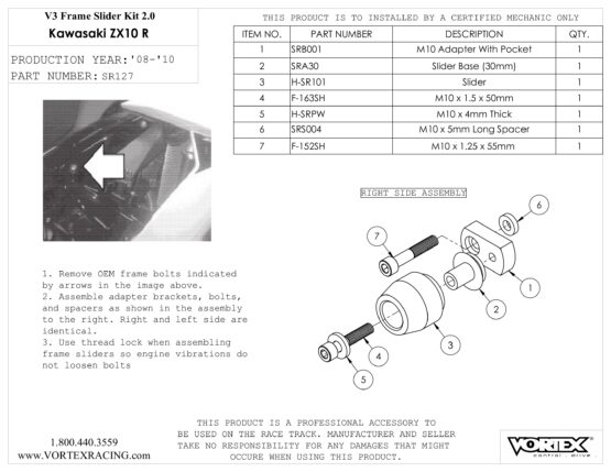 V3 2.0 Frame Slider Kit - Image 3