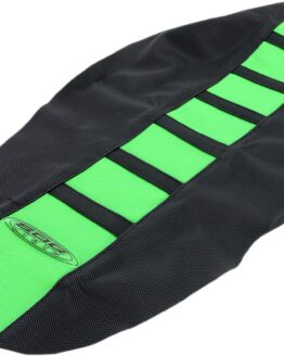 6-Rib Water Resistant Seat Cover Black/Green