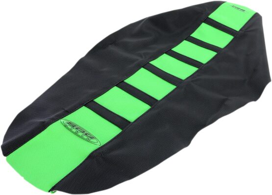 6-Rib Water Resistant Seat Cover Black/Green