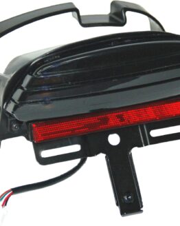 Letric Lighting LED Taillight Smoke Lens for 2006+ Harley Softail FXST