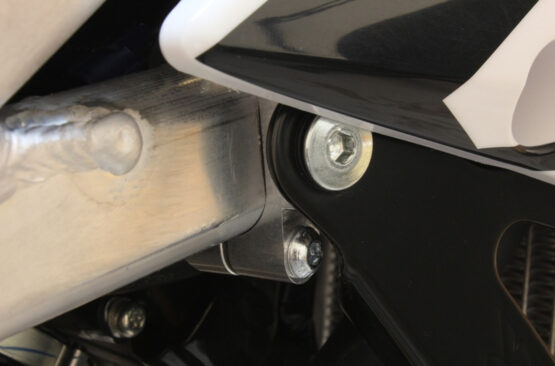 Black Aluminum Radiator Braces - Image 4