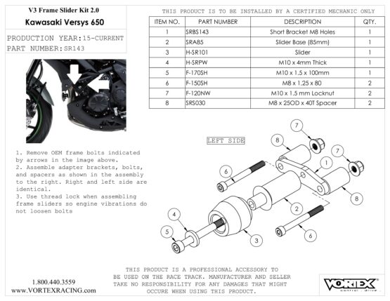 V3 2.0 Frame Slider Kit - Image 2