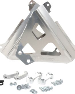 Works Connection Radiator Brace Set Silver Yamaha YZ250F YZ450F WR450F